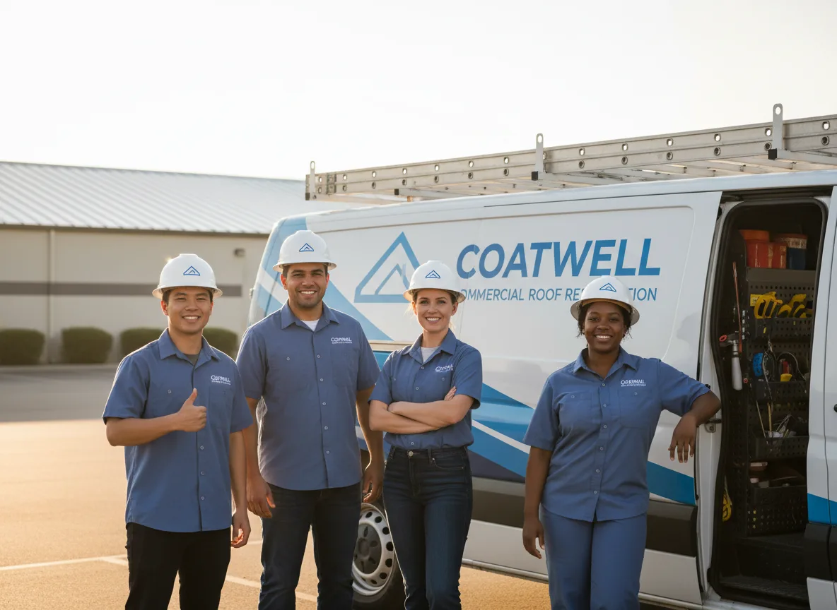 Commercial roof coating company in Pleasant City, OH
